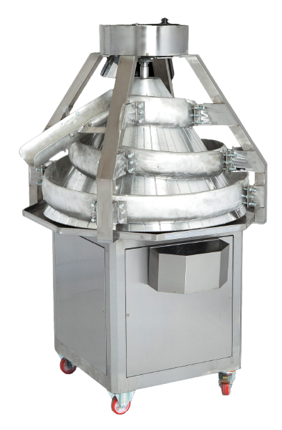 Conical rounder dough machine