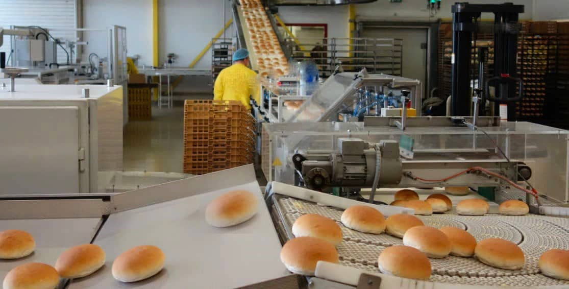 Factory supplies the Arabic pita bread production line 